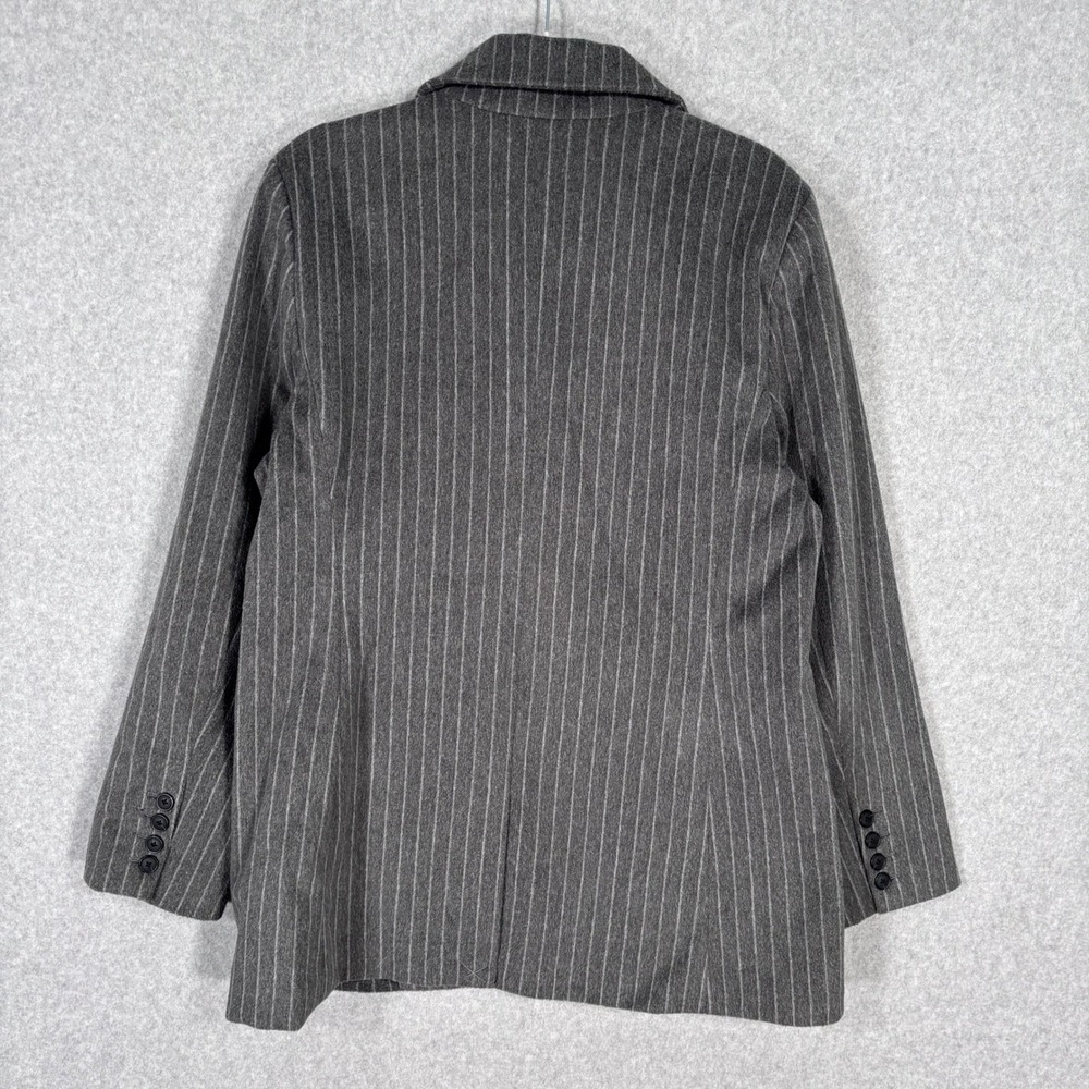 Universal Thread Blazer Medium Gray Pinstripe Mas… - image 6